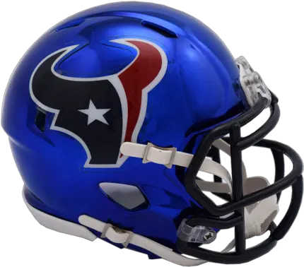 Houston Texans Chrome Mini Speed Replica Helmet Houston Texans Png Texans Png