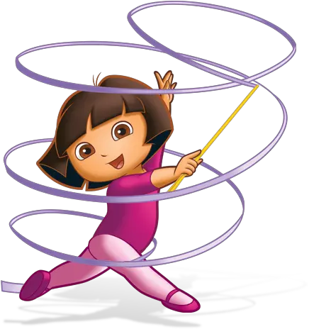 Dora The Explorer Gymnastics Fun Line In Time For Christmas Dora Gymnastics Png Dora Png