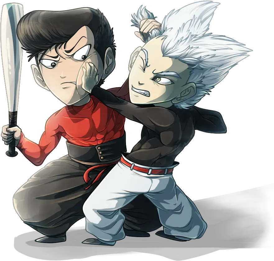 Garou Vs Metal Bat One Punch Man Photo 43173163 Garou Art One Punch Man Png Saitama Face Png