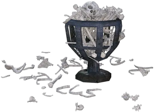 Free Photo Horror Evil Scary Bowl Bones Creepy Halloween Trophy Png Creepy Png
