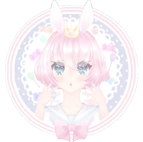 Kawaii Candy Sweets Anime Girl Pastel Profile Picture Cute Anime Png Cute Anime Png