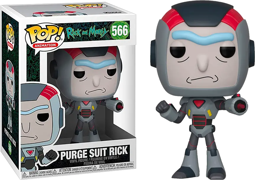 Funko Pop Rick U0026 Morty Purge Suit 566 Purge Suit Rick Funko Pop Png Mr Meeseeks Icon