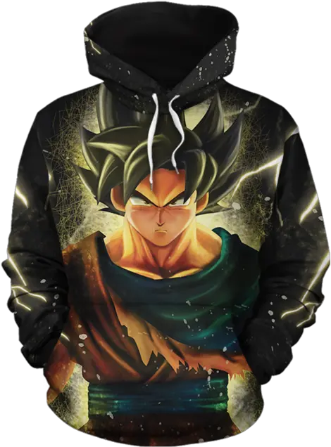 Dragon Ball Z The Remarkable Son Goku Black Pullover Hoodie Hoodie Png Goku Black Png
