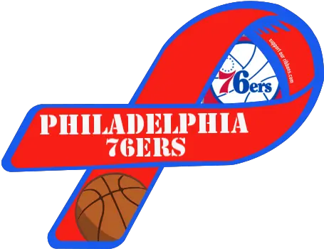 Philadelphia 76ers Custom Ribbon Png 76ers Png