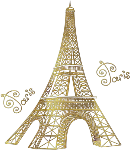 Torre Eiffel Gold Png Transparent Recreacional Jipiro Park Eiffel Tower Transparent