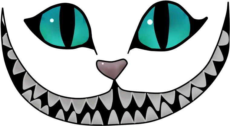 Free Cheshire Cat Smile Silhouette Alice In Wonderland Cat Face Mask Png Cheshire Cat Smile Png