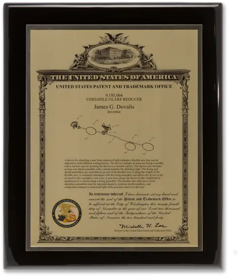 Patent Plaque The Heritage Series United States Patent And Trademark Office Png Plaque Png