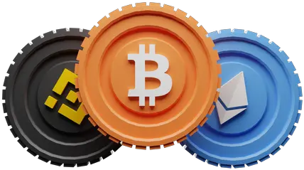 Premium Crypto Coins 3d Illustration Download In Png Obj Or Solid Coins Icon Png