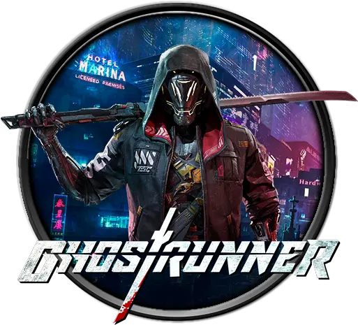 Ghostrunner Game Folder Icon Designbust Ghostrunner Icon Png Game Folder Icon