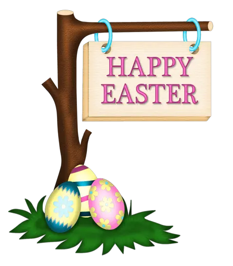Happy Easter Sign Png Clipart Picture Breakfast In Bed Quotes Happy Easter Png