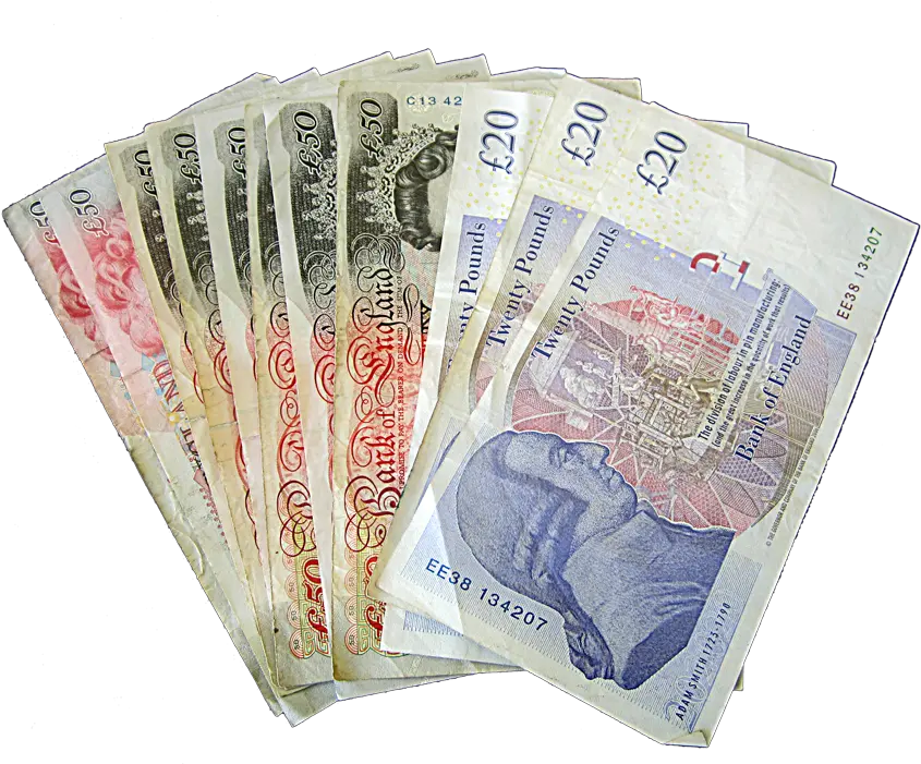 British Money Png Image Pound Notes Transparent Background Money Transparent Background