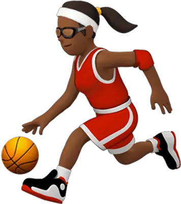 100 Emoji Transparent Png Stickpng Girl Playing Basketball Emoji Basketball Clipart Png