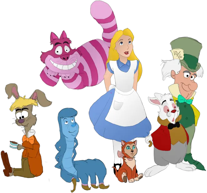 Download Hd Alice In Wonderland Clipart Png Alice Cartoon Alice In Wonderland Png