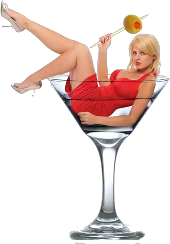 Girl Martini Png Official Psds Woman In Martini Glass Martini Png