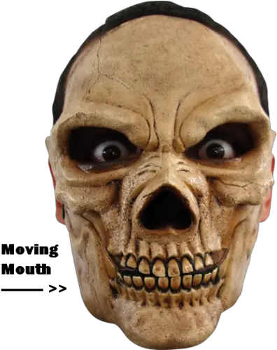 Horror Face Mask Moving Skull Png Skull Face Png