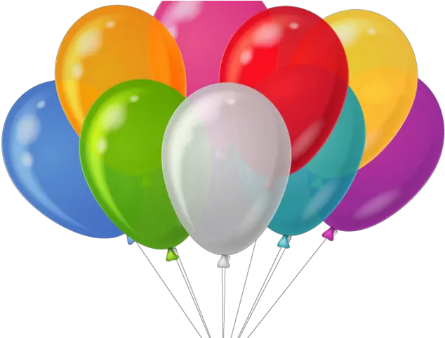 Balloons Clipart Transparent Background Rainbow Balloons Png Balloon Transparent Background