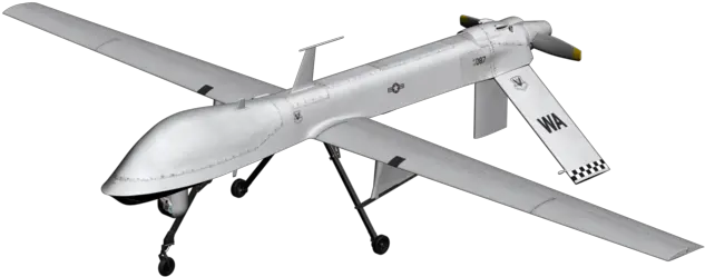 Predator 3d Model Mq 1 Predator Png Full Size Png Reaper Drone Cartoon Mq9 Predator Png