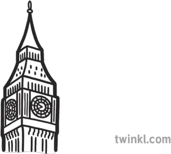 Big Ben Map Icon Landmark London England Uk Britain Eyfs Chapel Png Big Ben Png