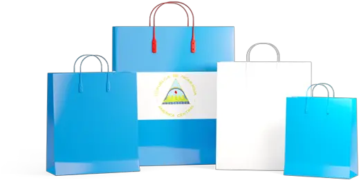 Shopping Bags With Flag Illustration Of Nicaragua Flag Png Shopping Bags Icon