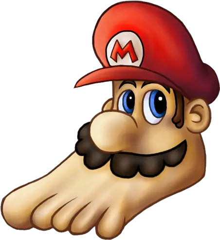 Super Mario 64 Marios Feet Png Super Mario 64 Png