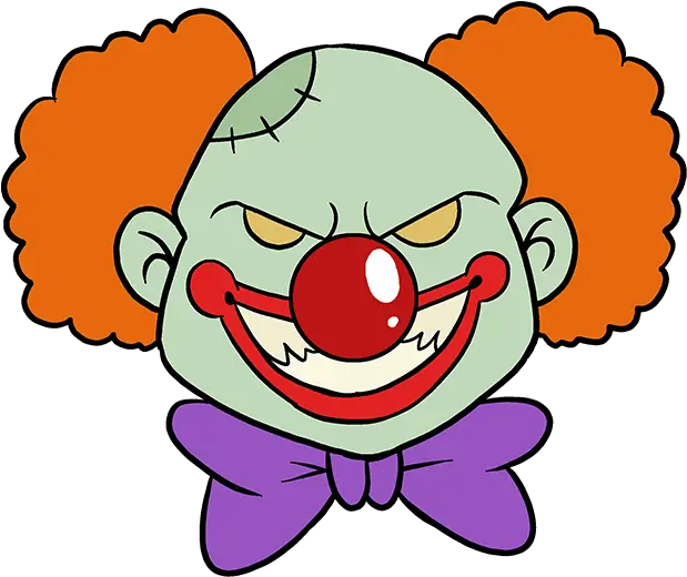 How To Draw A Scary Clown Really Easy Drawing Tutorial Creepy Clown Easy Drawing Png Crazy Clown Icon