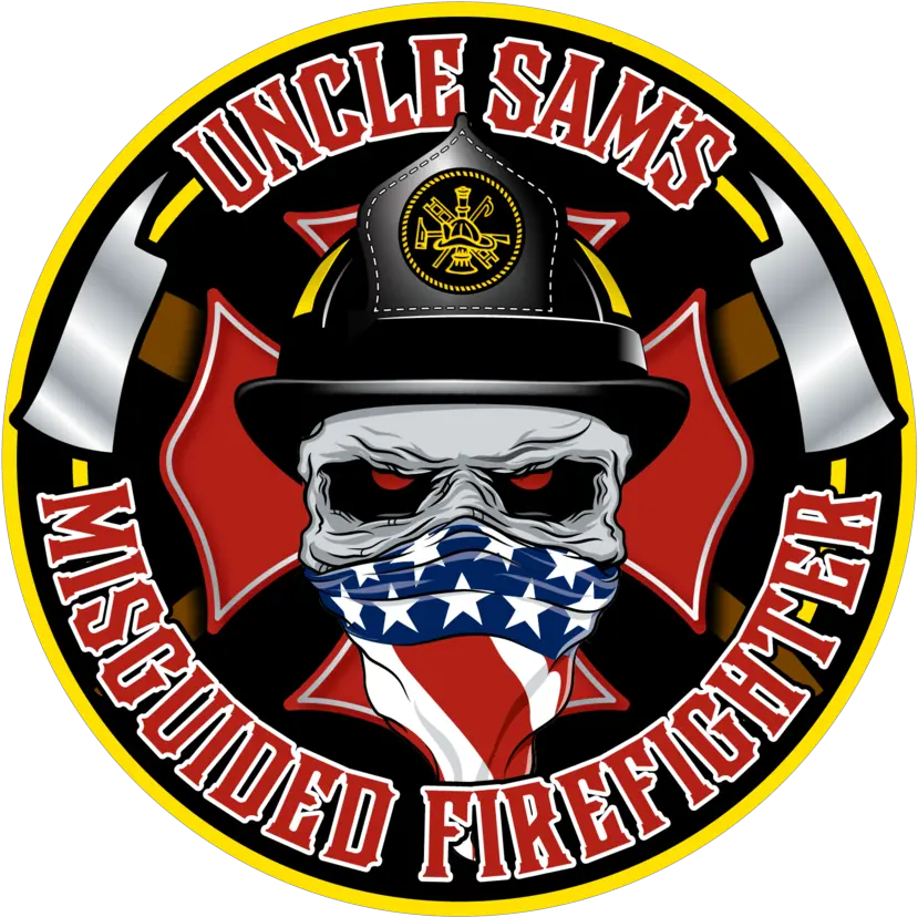 Misguided Firefighter Decal 5 Us Marines Png Uncle Sam Hat Png