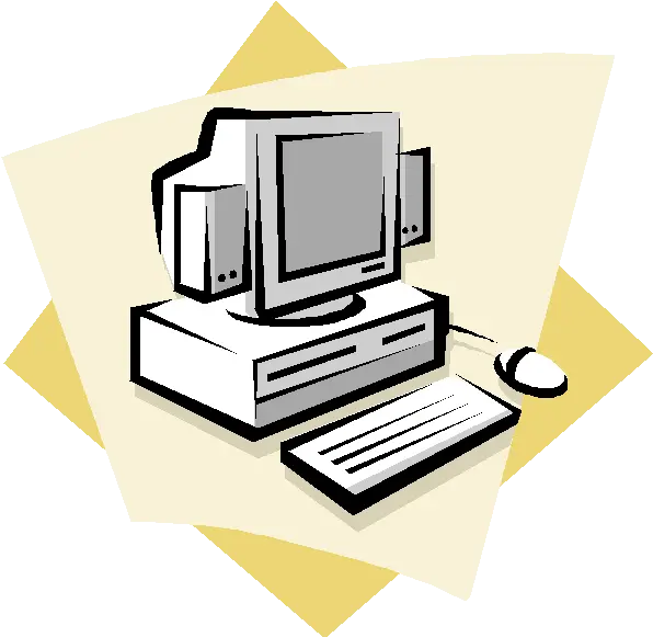 Electronics Clipart Desktop Computer Gallery Free Office Equipment Png Old Computer Icon