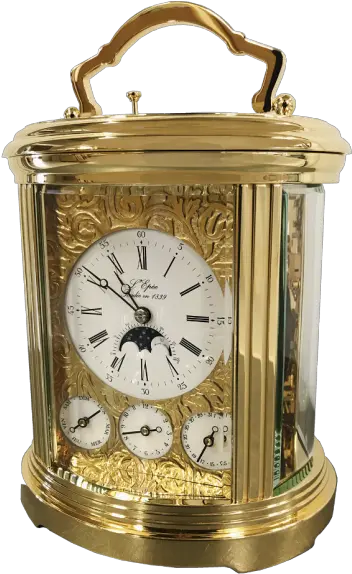 Carriage Clock Transparent Png Image Solid Gold Clock Png