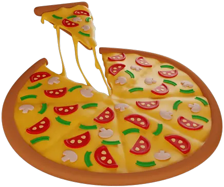 Premium Pizza 3d Illustration Pack From Food U0026 Drink Pizza 3d Png Pizza Slice Icon