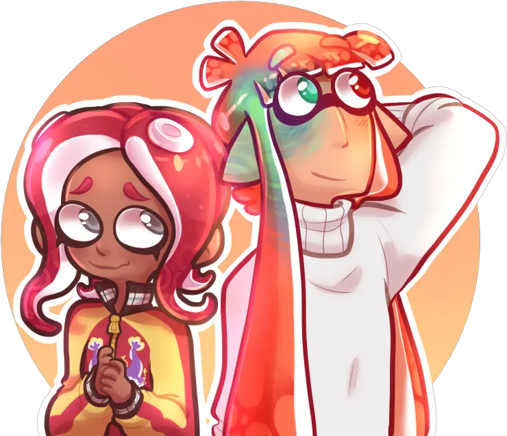 Just Felt Like Drawing My Agent Girls Fictional Character Png Splatoon Agent 1 Icon