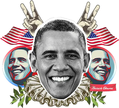 Barack Obama U2013 Breakthrough V Sign Png Obama Png