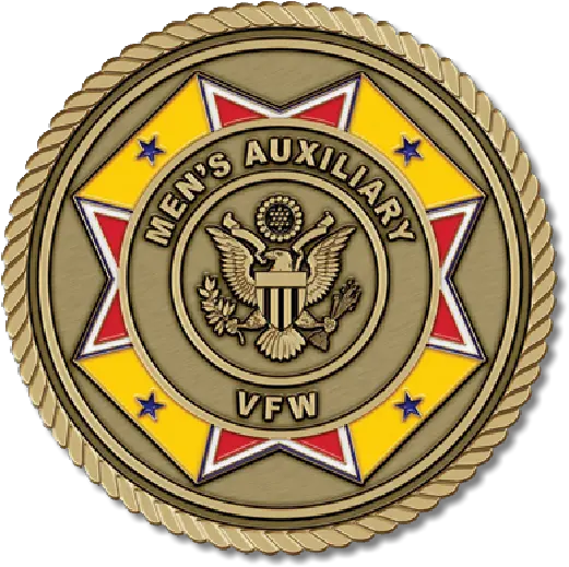 Menu0027s Auxiliary Medallion Berlin Wall Memorial Png Vfw Auxiliary Logo