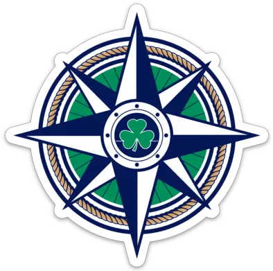 The Compass Rose Sticker U2014 Scalawags Heritage Apparel Png Icon Transparent
