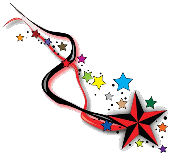 Download Shooting Star Tattoos Star Tattoos On Side Png Star Design Png