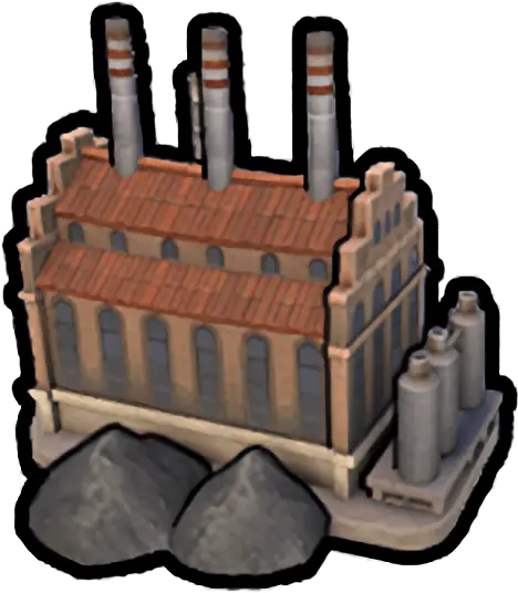 Coal Power Plant Buildings Civilopedia Civilization Vi Png Factory Building Icon