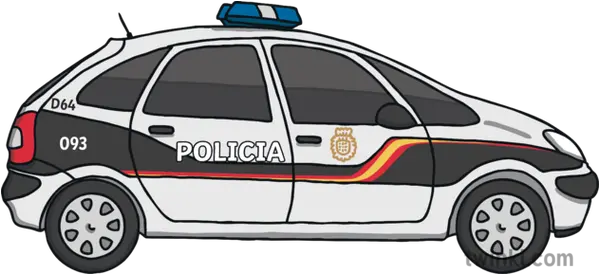 Spanish Police Car Mandarin Translation Transport Police Car Png Police Car Transparent