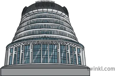 Beehive Building New Zealand Landmark Monument Buildings Ks1 Vertical Png Bee Hive Png