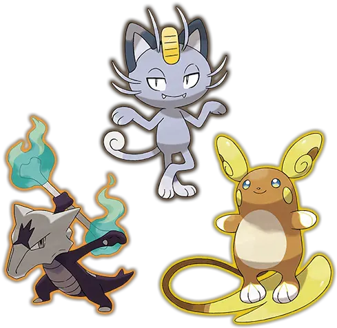 Download Sono State Svelate Tre Nuove Forme Alola Treedor Raichu De Alola Pokemon Png Meowth Png