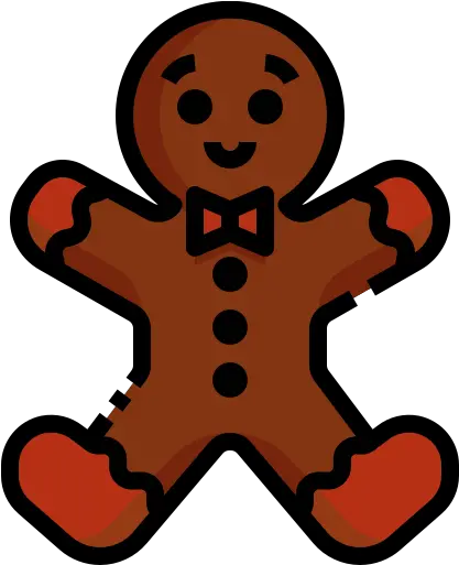 Gingerbread Man Cookie Dessert Bakery Sweet Christmas Happy Png Bakery Icon