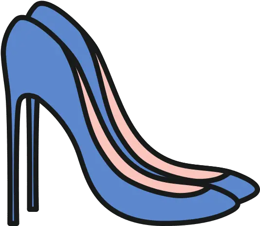 Isolated Heels Icon Fill Design Canva Round Toe Png Heels Icon