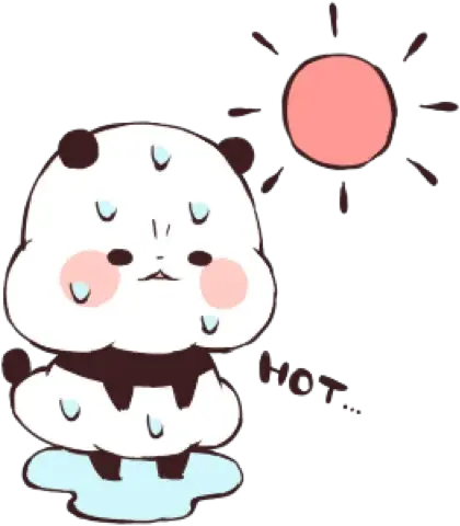 Yururin Panda 4 By Drwww Sticker Maker For Whatsapp Dot Png Pink Panda Icon