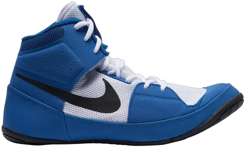 Nike Fury Menu0027s Wrestling Shoes Blue White Black Lace Up Png Nike Battery Icon