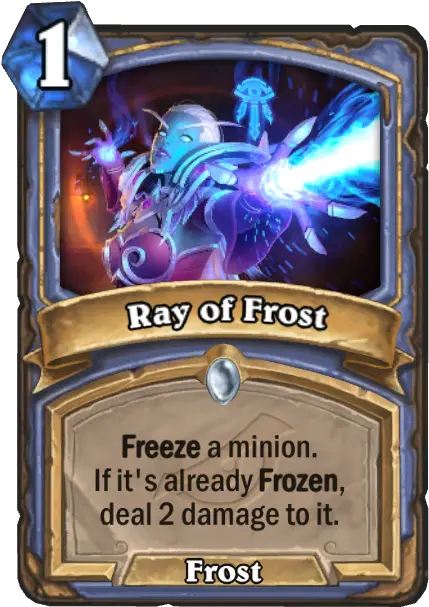Ray Of Frost Twinspell Hearthstone Wiki Hearthstone Mage Cards Png Hearthstone Icon