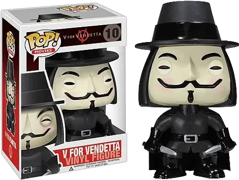 V For Vendetta Pop Vinyl Figure Funko Pop Movies 10 Png V For Vendetta Png