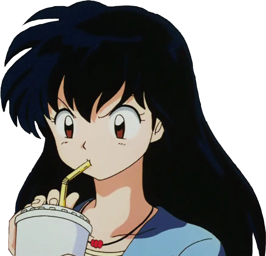 Largest Collection Of Free Toedit Kagome Stickers Aesthetic Annoyed Anime Gif Png Anime Icon Resizer