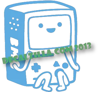 Adventure Time Bmo Decal Sticker Language Png Adventure Time Logo Transparent