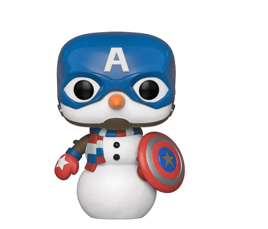 Funko Pop Marvel Holiday Captain America Walmartcom Funko Pop Capitan America Snowman Png Is The Netflix Icon A Raccoon Or A Panda