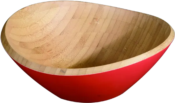 Small Wavy Colored Bamboo Salad Bowl Plywood Png Salad Bowl Png