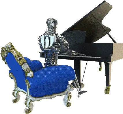 Noah Spidermen Player Piano Transparent Man Robot Transparent Gif Png Terminator Transparent