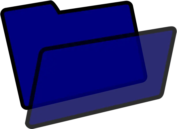 Dark Blue And Black Folder Png Svg Clip Art For Web Coin Purse Folder Png